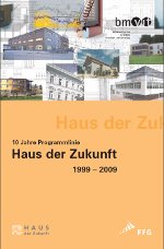 Cover der Broschüre "10 Jahre Haus der Zukunft"